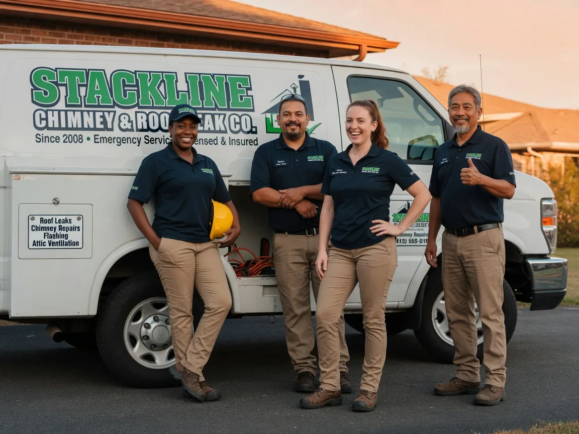 Chimney flashing repair company in Raymond, KS